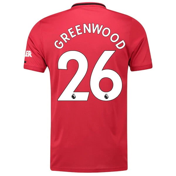 Camiseta Manchester United NO.26 Greenwood 1ª 2019-2020 Rojo